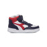 Sneakers alte bianche, blu e rosse da bambino Diadora Raptor Mid PS, Brand, SKU s342500085, Immagine 0
